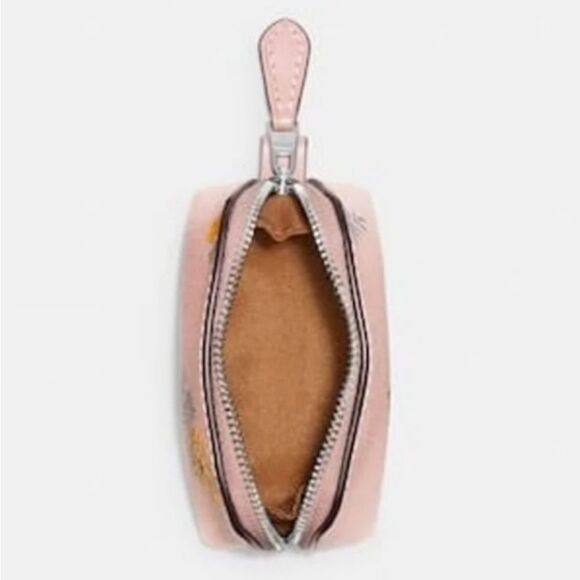 Coach Floral Print Lipstick Case/ Coin Purse - Picture 2 of 8